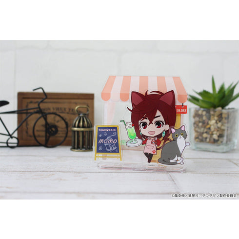 『ダンダダン』ぷちちょこ ミニアクリルジオラマ 【モモ】 猫カフェ